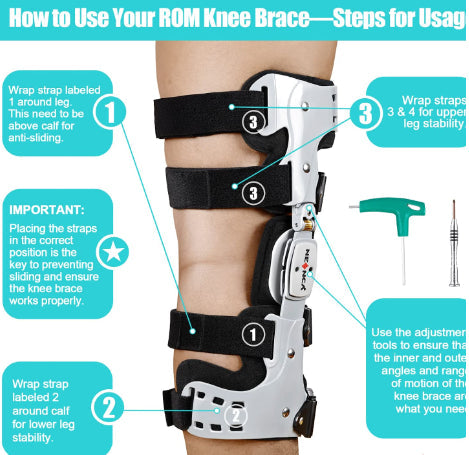 Knee Brace PRO: Soporte Avanzado para una Recuperación Rápida