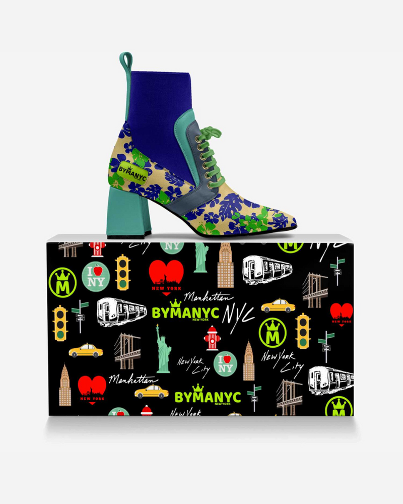 BYMANYC ® NYC Times Square Pulse: Vegan Women's Booties of Intense Luxury-3