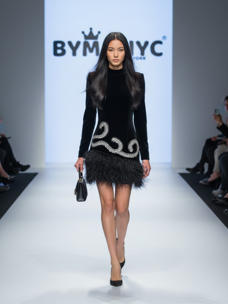 MINIVESTIDO DE TERCIOPELO NEGROUPPER EAST SIDE: BYMANYC ® New York
