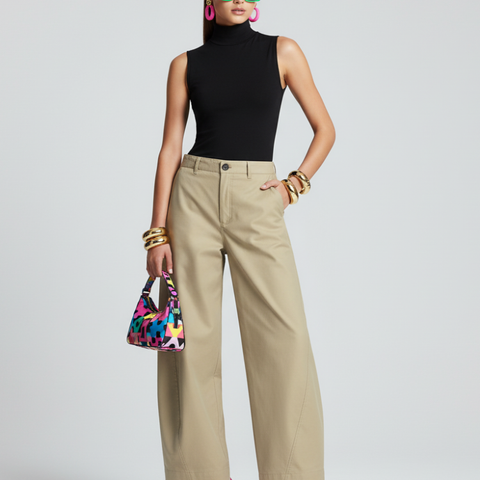 Curved Wide-Leg Pants, Nolita | Men - BYMANYC ® New York-0