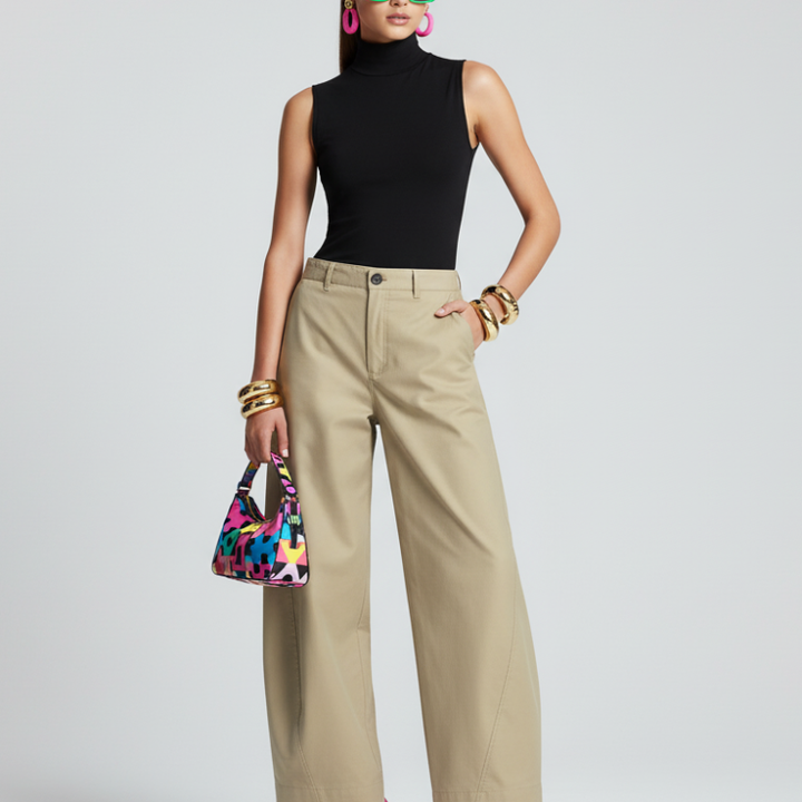 Curved Wide-Leg Pants, Nolita | Men - BYMANYC ® New York-0