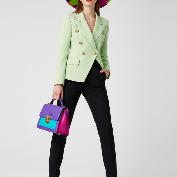 Double-Breasted Blazer Jacket UPPER WEST SIDE BYMANYC ® New York-0