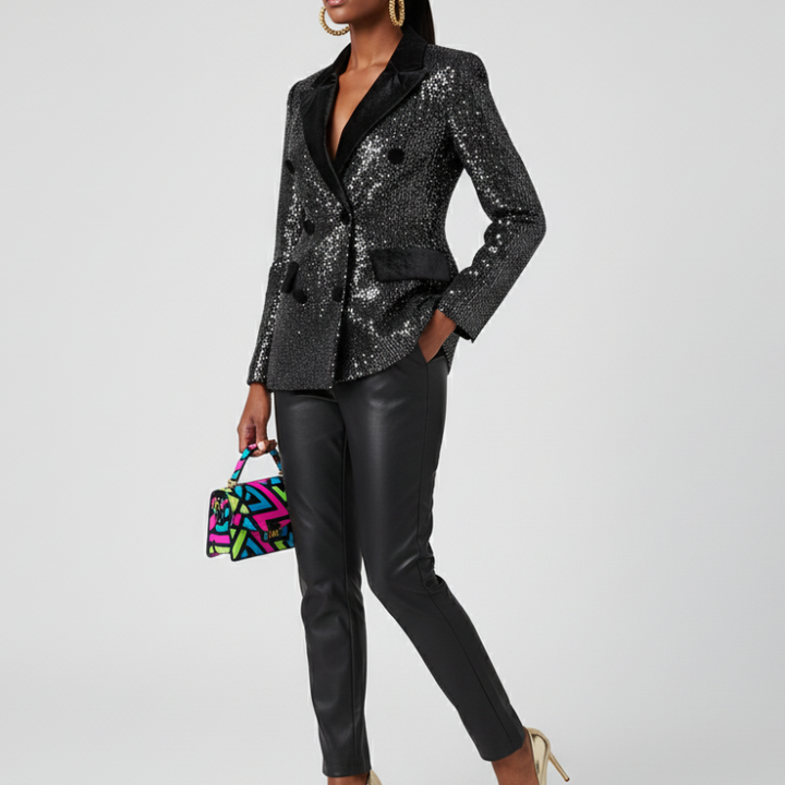 Double-Breasted Blazer Jacket WEST VILLAGE BYMANYC ® New York-3