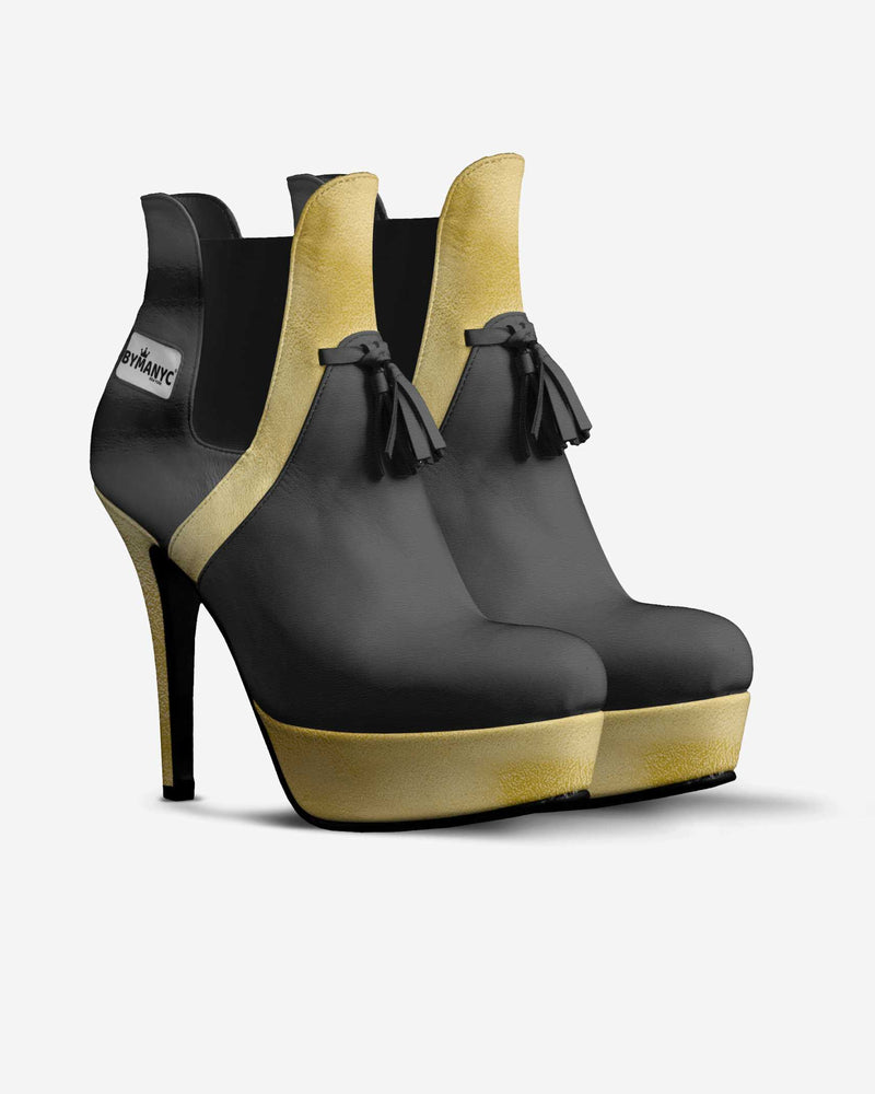 Limited Edition Vegan Over-the-Knee Boots BYMANYC® New York Skyline Black-1