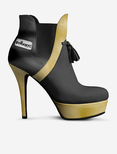 Limited Edition Vegan Over-the-Knee Boots BYMANYC® New York Skyline Black-0