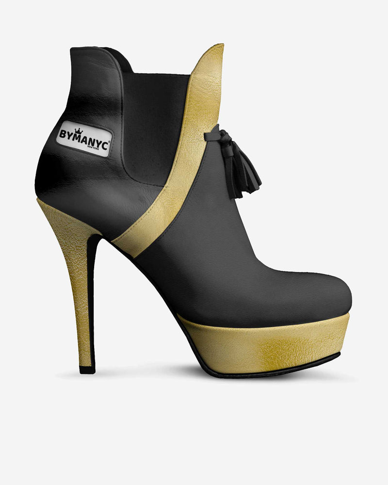 Limited Edition Vegan Over-the-Knee Boots BYMANYC® New York Skyline Black-0