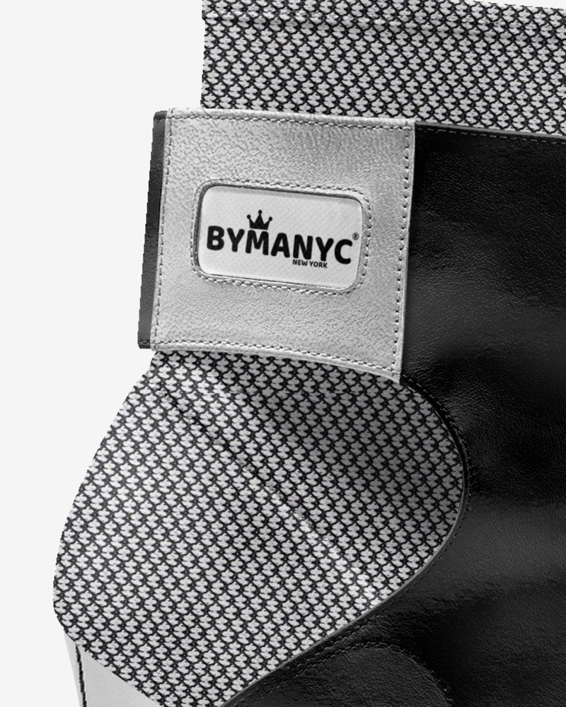 Limited Edition Vegan Stiletto Boots BYMANYC® New York Futurista Onyx-1