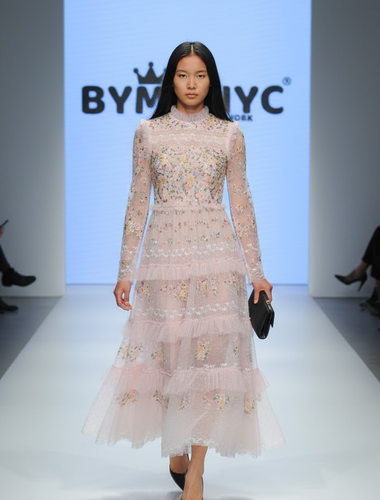 Vestido de fiesta rosa BLOSSOM BYMANYC ® New York