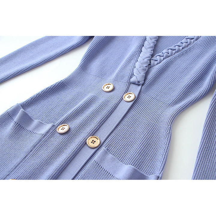 Retro Knitted Hepburn Dress For Women, Greenwich Village, BYMANYC New York.-3