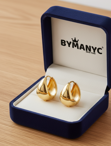 Sculptural Huggie Hoop Earrings SOHO BYMANYC ® New York-0