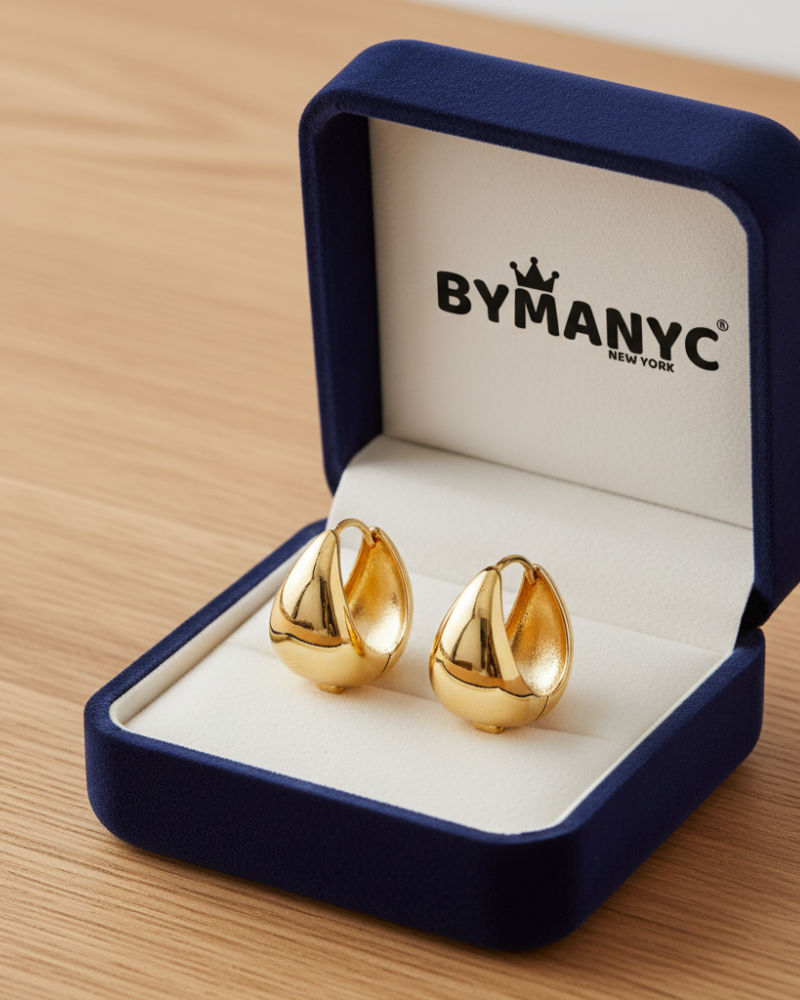 Sculptural Huggie Hoop Earrings SOHO BYMANYC ® New York-0