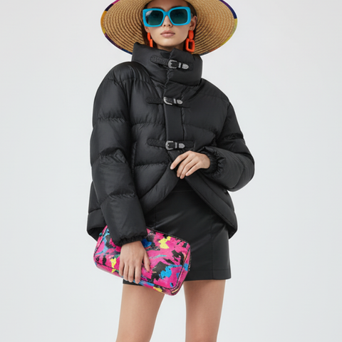 Statement Buckle Puffer Jacket CHELSEA BYMANYC ® New York-0