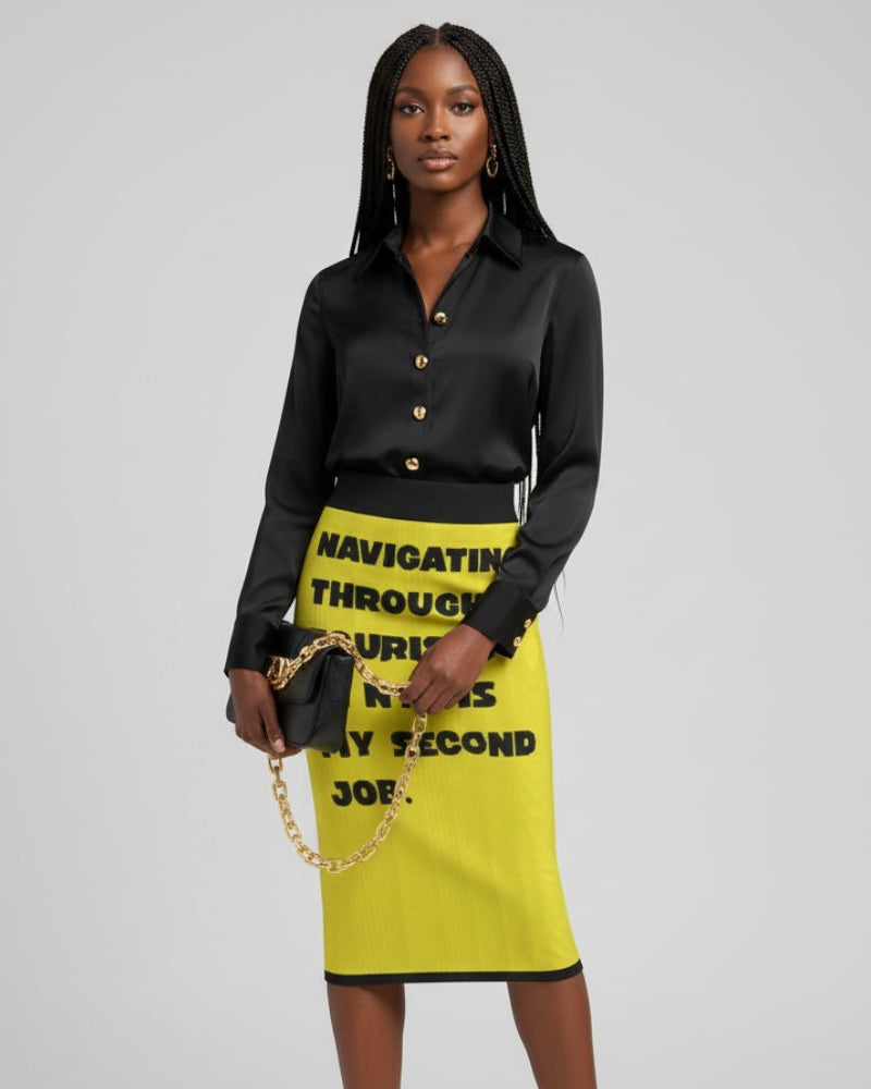 TIMES SQUARE Pencil Skirt BYMANYC® New York-0