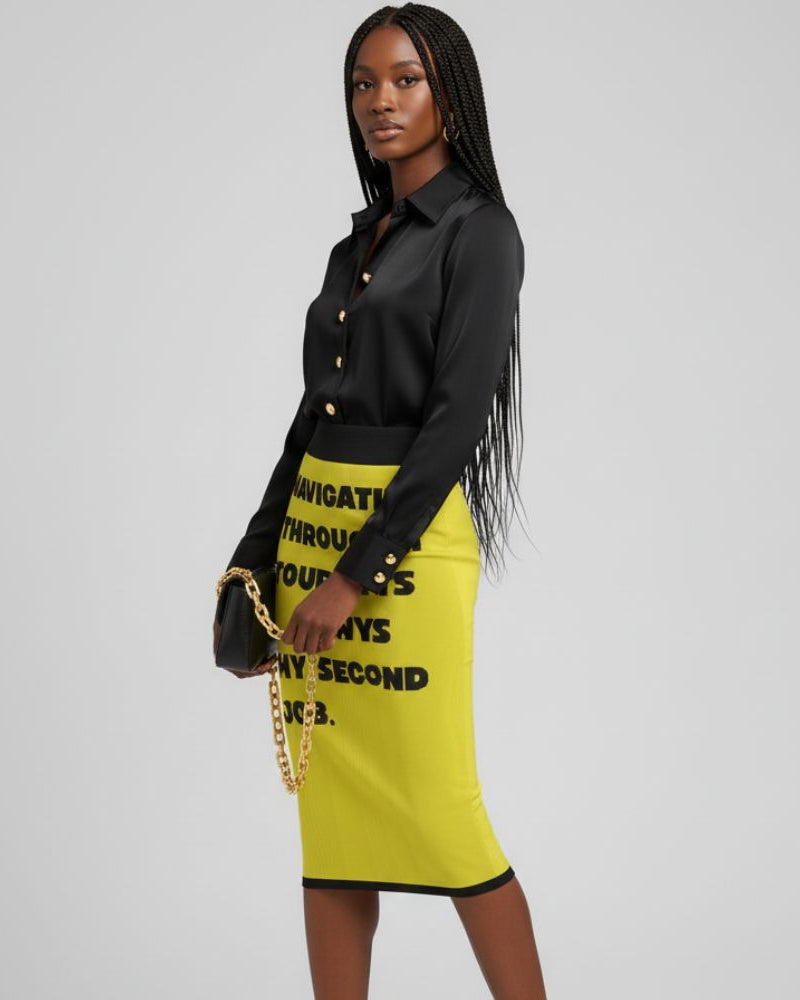 TIMES SQUARE Pencil Skirt BYMANYC® New York-1