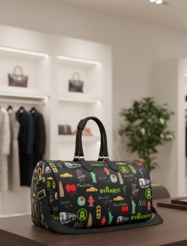 Tote Bag CITYSCAPE – BYMANYC ® New York Eco Vegan Handbag-0