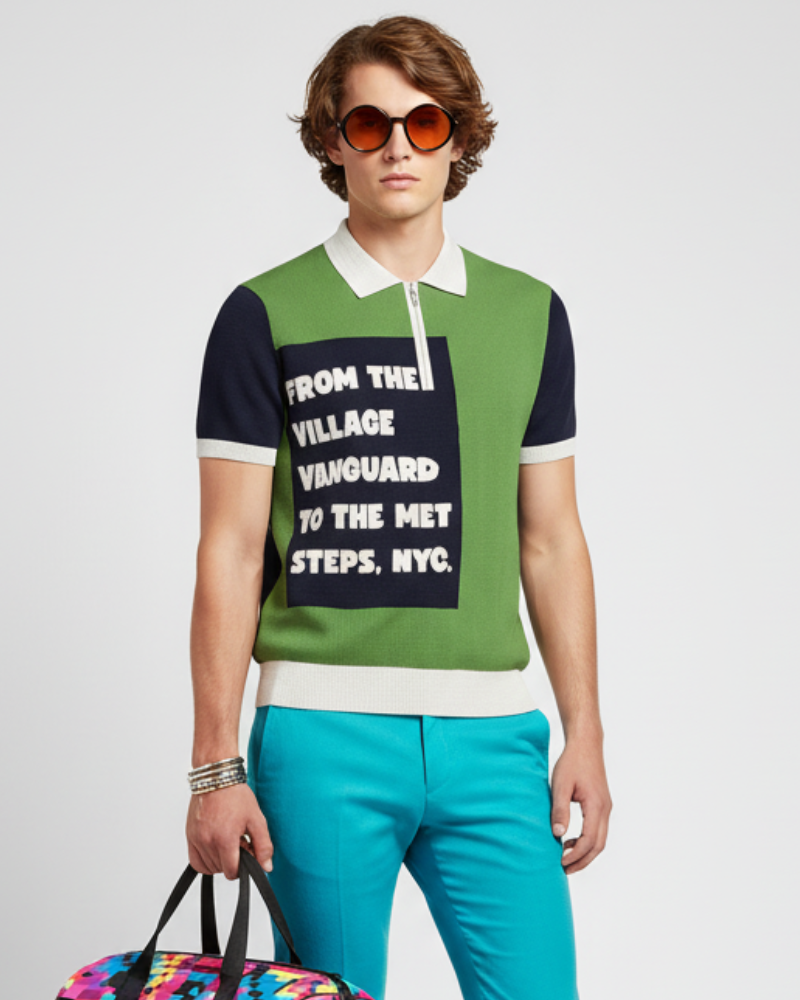 Polo de cachemira UPTOWN DOWNTOWN BYMANYC ® Nueva York