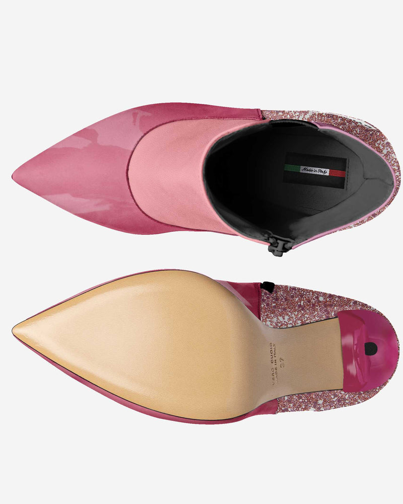 Vegan Heeled Shoe Women BYMANYC ® New York Tribeca Blush Twist-2