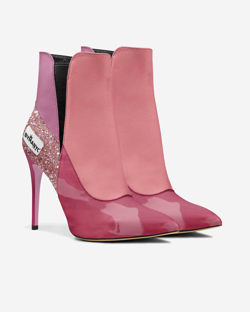 Vegan Heeled Shoe Women BYMANYC ® New York Tribeca Blush Twist-3