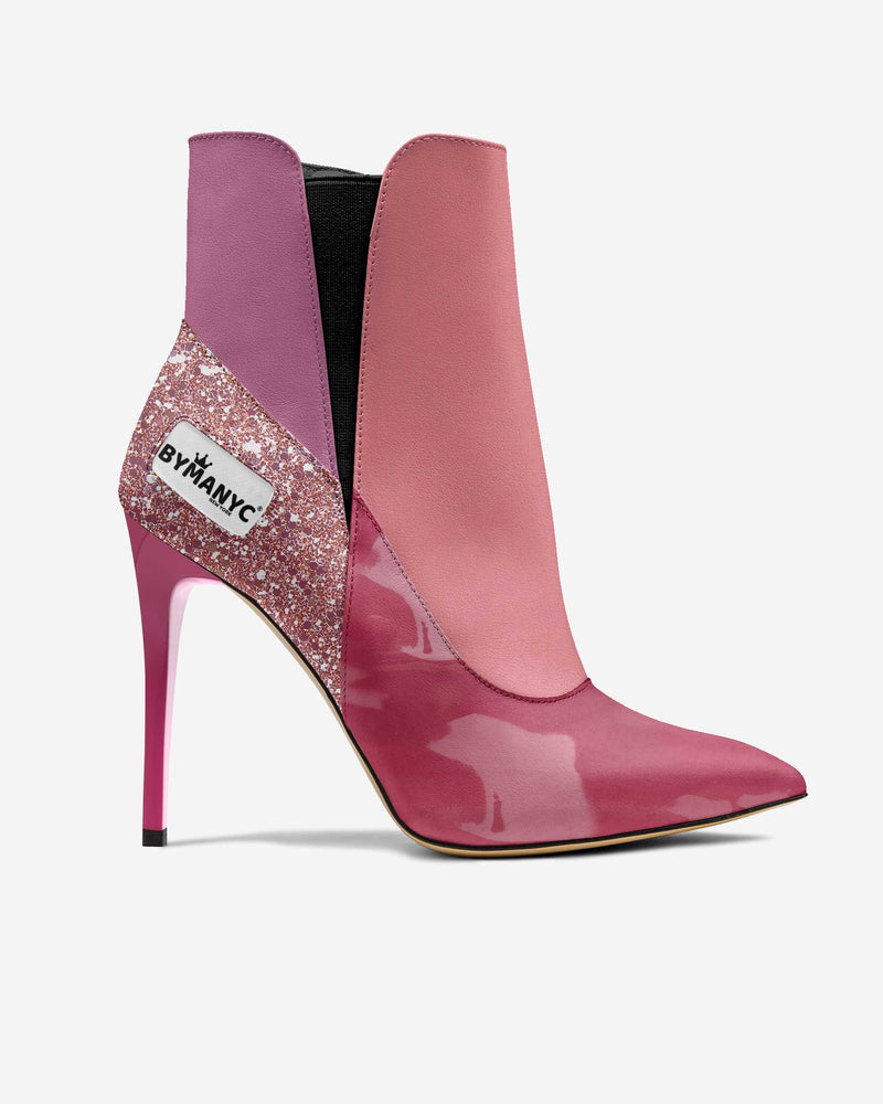 Vegan Heeled Shoe Women BYMANYC ® New York Tribeca Blush Twist-0