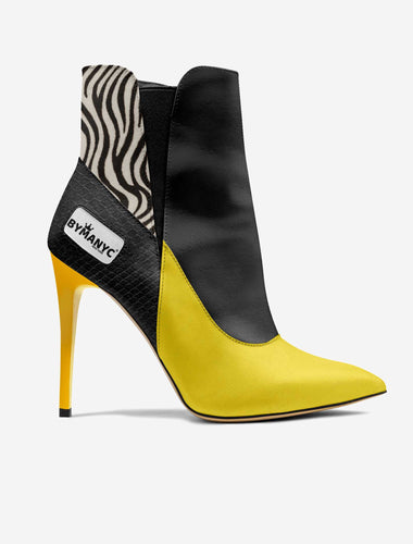 Vegan High Heel Women BYMANYC ® New York Tribeca Yellow Surge-0