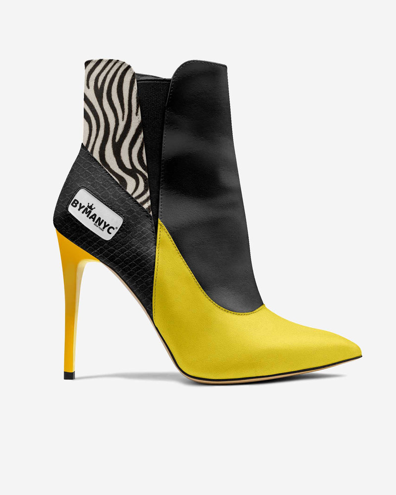 Vegan High Heel Women BYMANYC ® New York Tribeca Yellow Surge-0