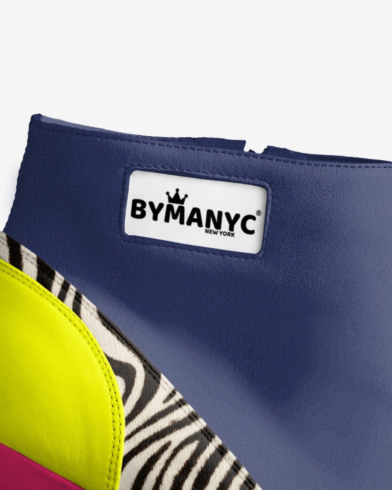 Vegan Platform Ankle Boots BYMANYC ® New York Bold Black-2