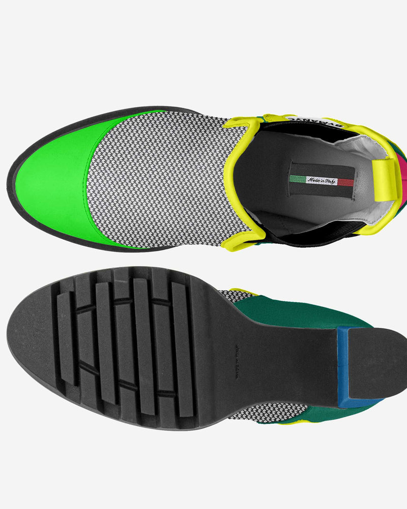 Vegan Urban Elastic Boot BYMANYC ® New York Midnight Black-3