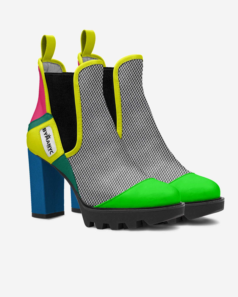 Vegan Urban Elastic Boot BYMANYC ® New York Midnight Black-1