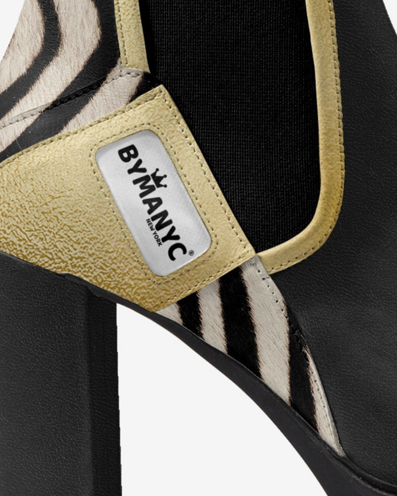 Bota de diseño elástica vegana Urban Black BYMANYC ® Nueva York