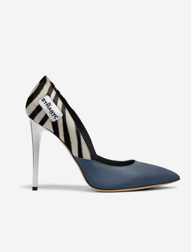 Vegan Women’s Stiletto Shoe BYMANYC ® New York – HARLEM Noir Luxe-0