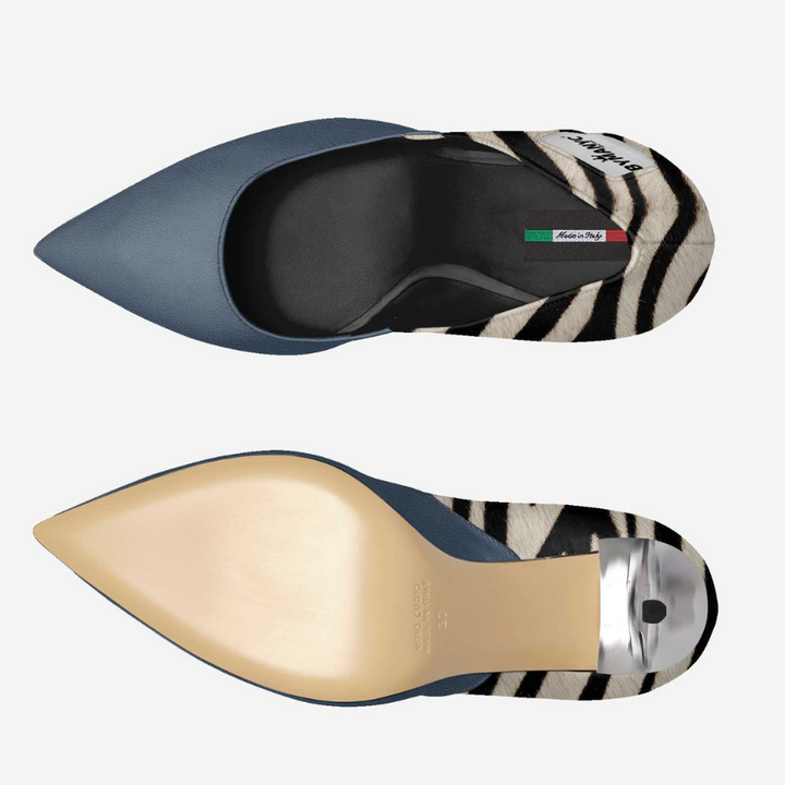 Vegan Women’s Stiletto Shoe BYMANYC ® New York – HARLEM Noir Luxe-3