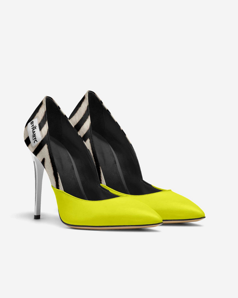 Vegan Women’s Stiletto Shoe BYMANYC ® New York – NOLITA Midnight-1