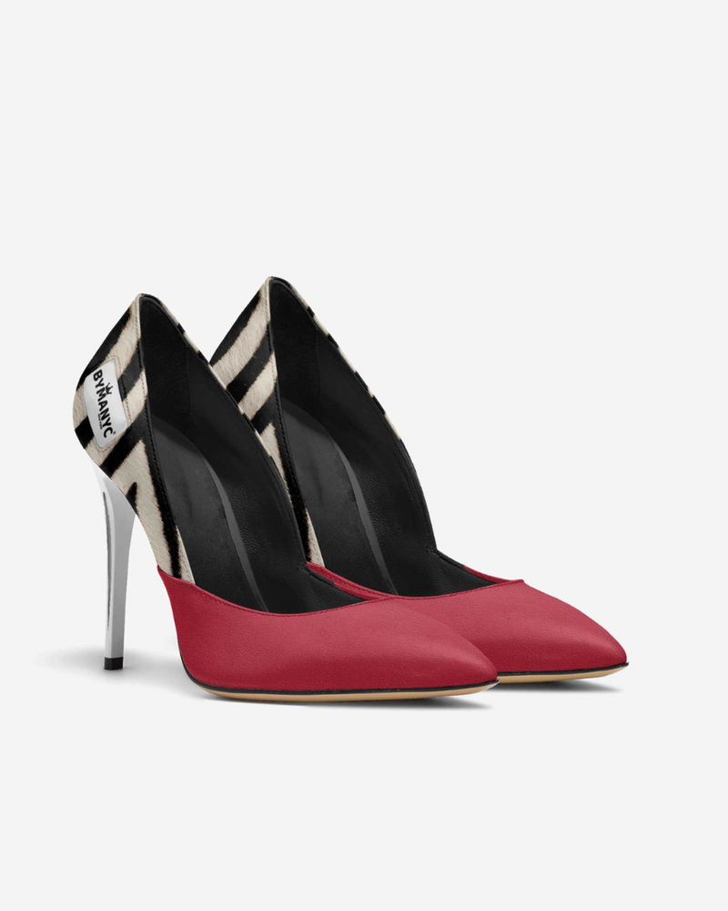 Vegan Women’s Stiletto Shoe BYMANYC ® New York – SOHO Midnight Edge-1