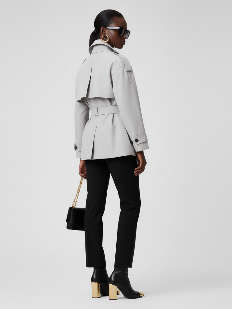 Chaqueta corta tipo gabardina DUMBO ECO FASHION BYMANYC ® New York