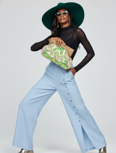 Women's Extra Wide Trousers SOHO NYFW New Colecction BYMANYC ® New York-0