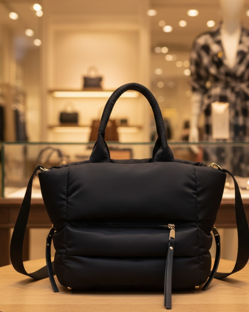 Women's Handbags: SoHo Puffer Tote | Manhattan Chic Collection BYMANYC ® New York-1